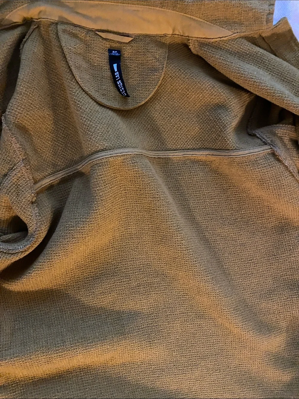 Design Lab Lord & Taylor Mustard Button-Up Shacket - Picture 7 of 10
